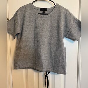 Jcrew Gray Short Sleeve Top